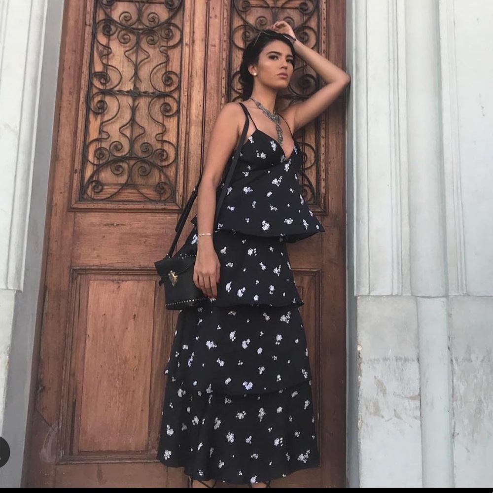 Bardot Dalia Tiered Maxi Dress
